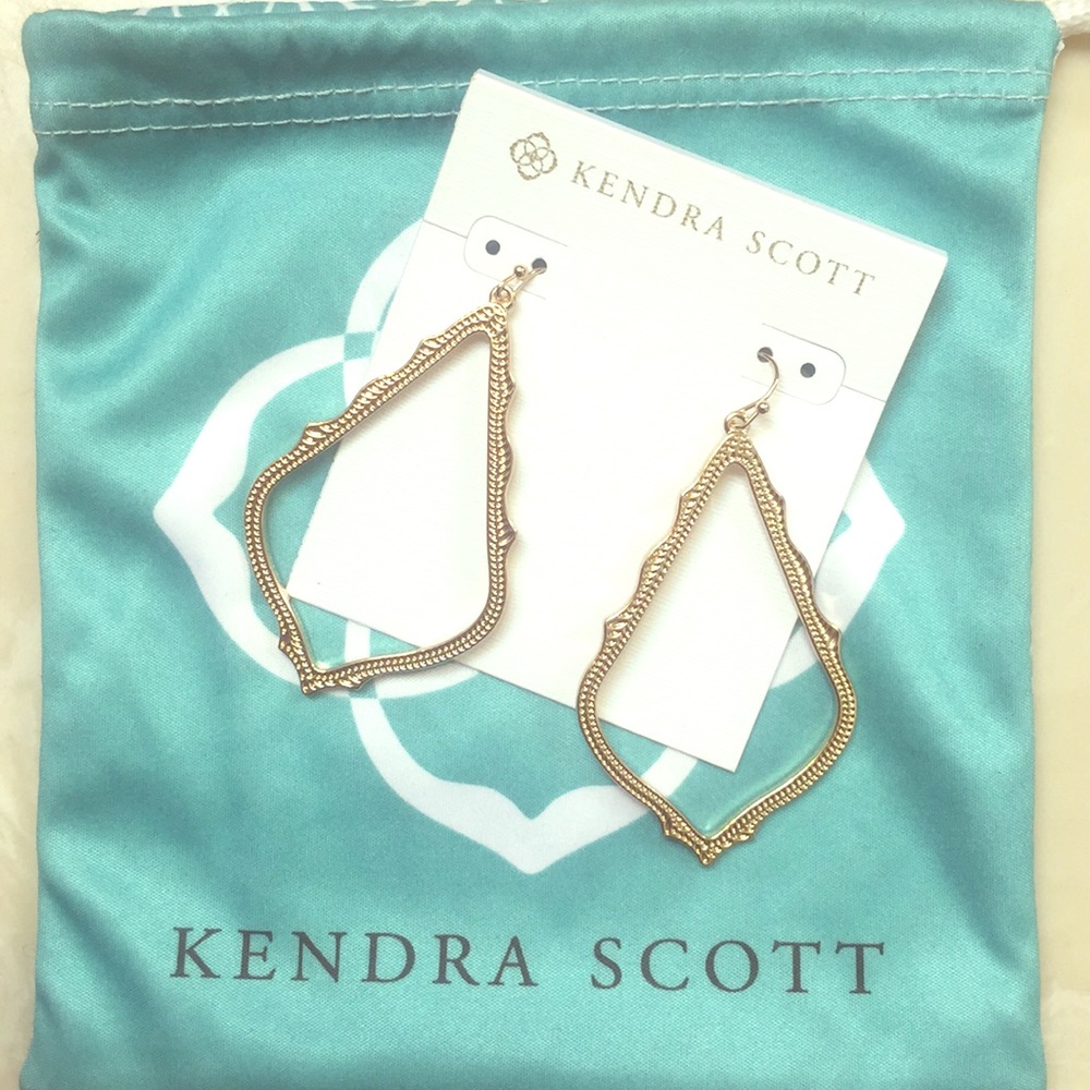 Kendra Scott Sophee gold earrings - Never worn